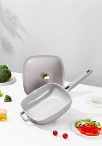 Poêle de cuisson antiadhésive en céramique allemande BeMyPot 9-en-1 premium