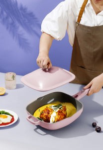 Poêle de cuisson antiadhésive en céramique allemande BeMyPot 9-en-1 premium